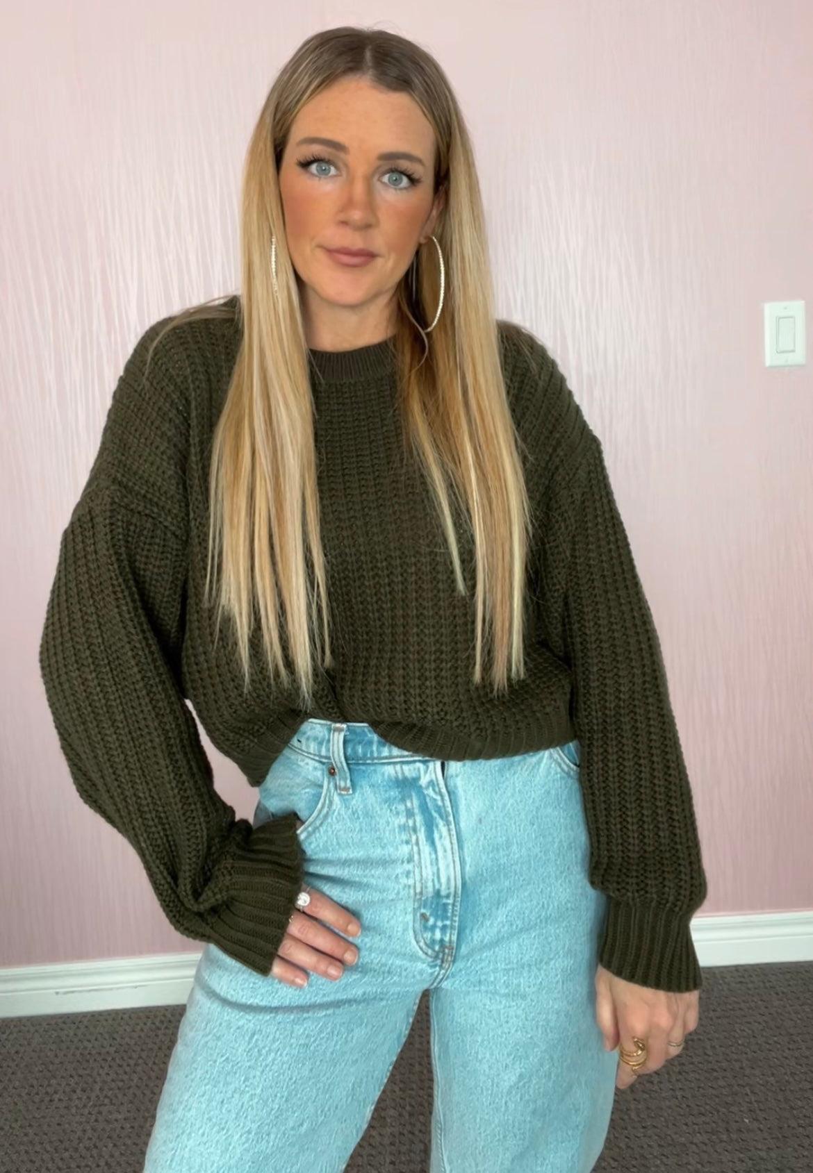 Caroline cropped sweater