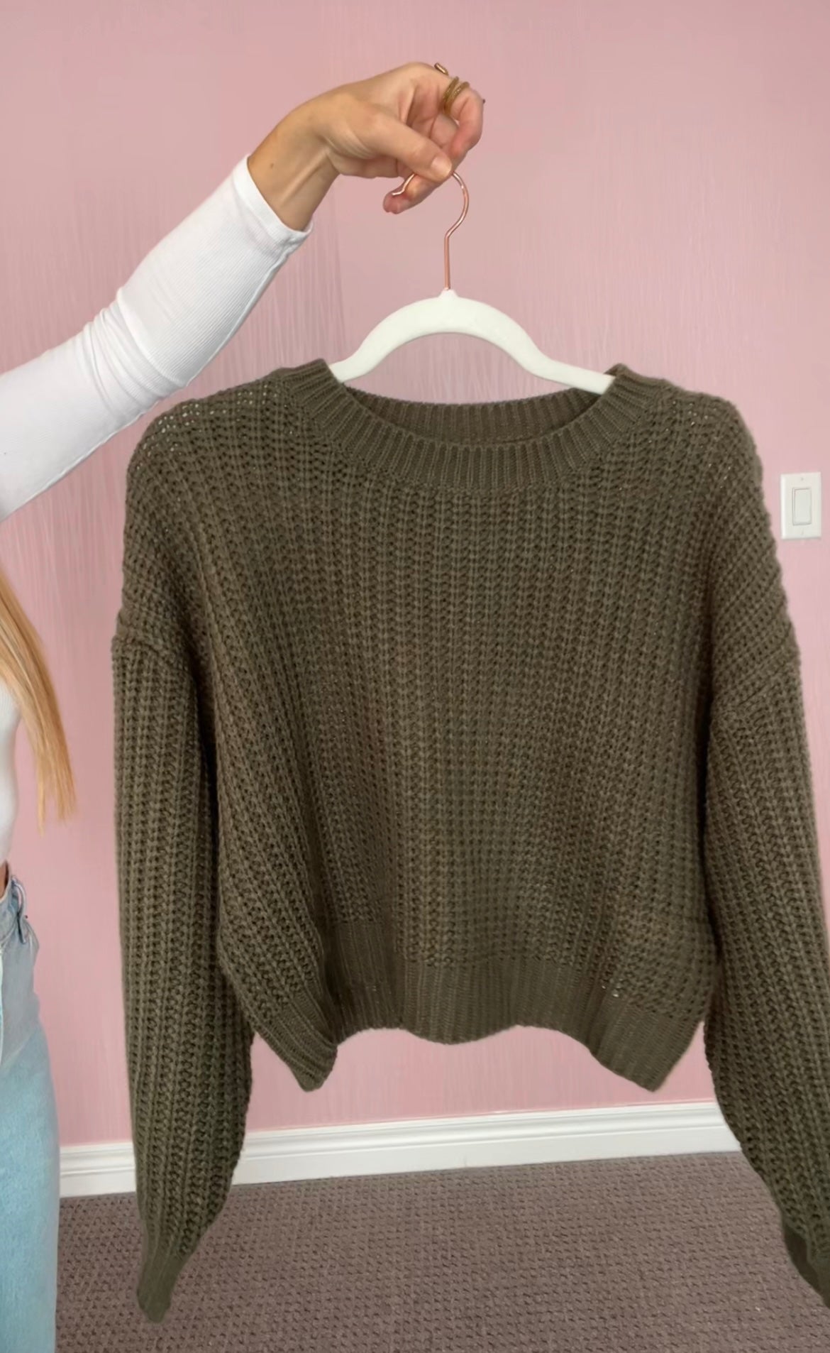 Caroline cropped sweater