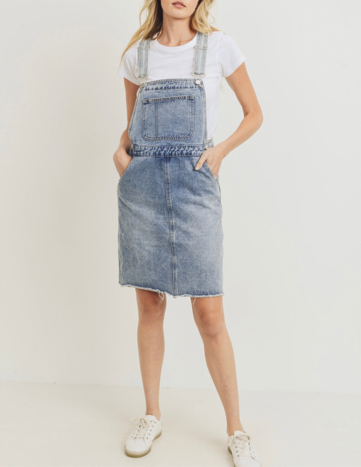 Melody Denim Overall Dress