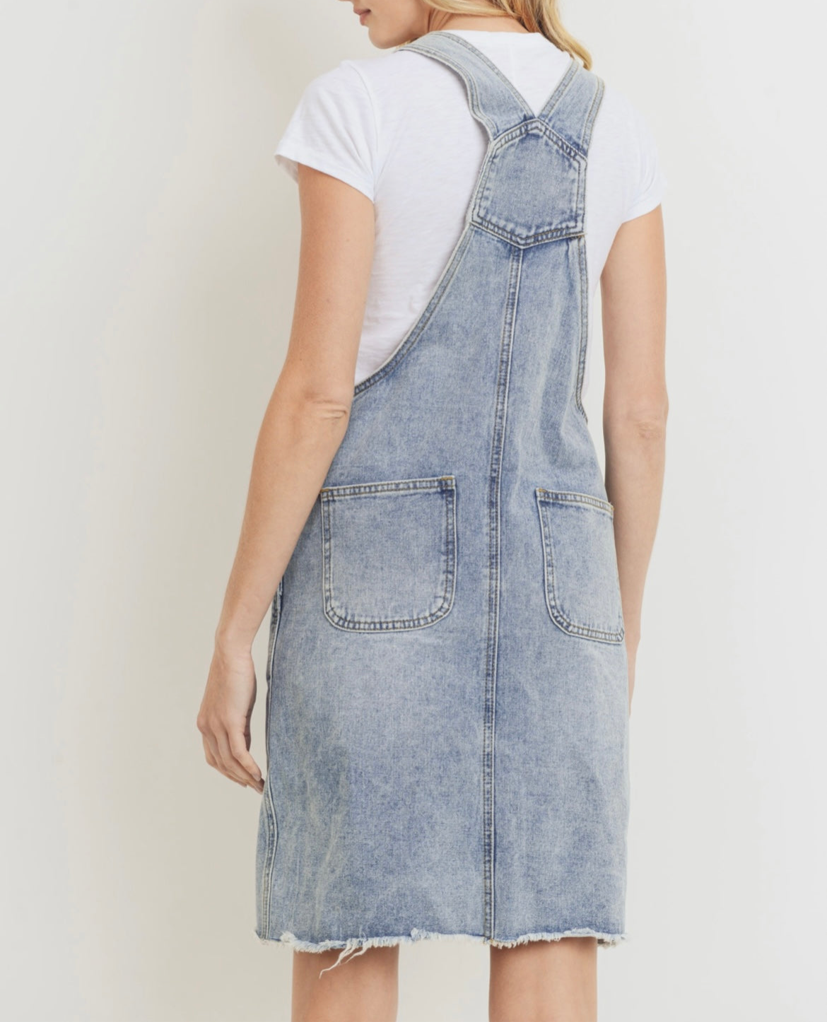 Melody Denim Overall Dress