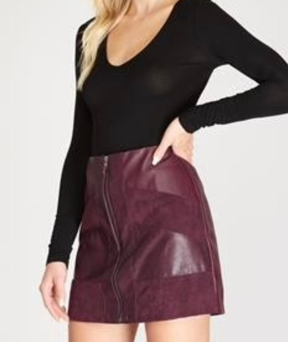 Merlot Skirt