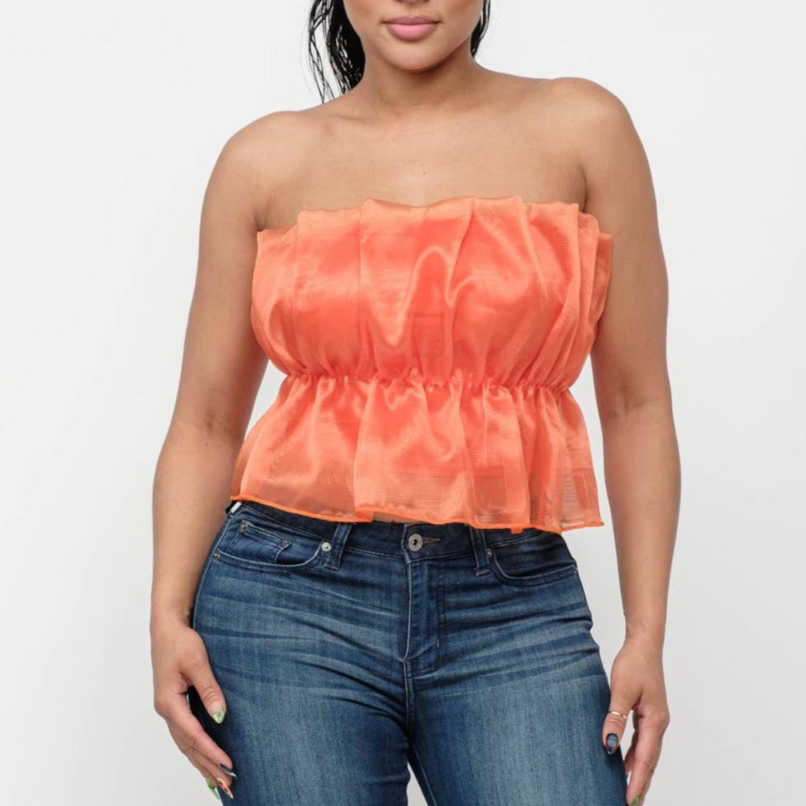 Tara Tulle Top